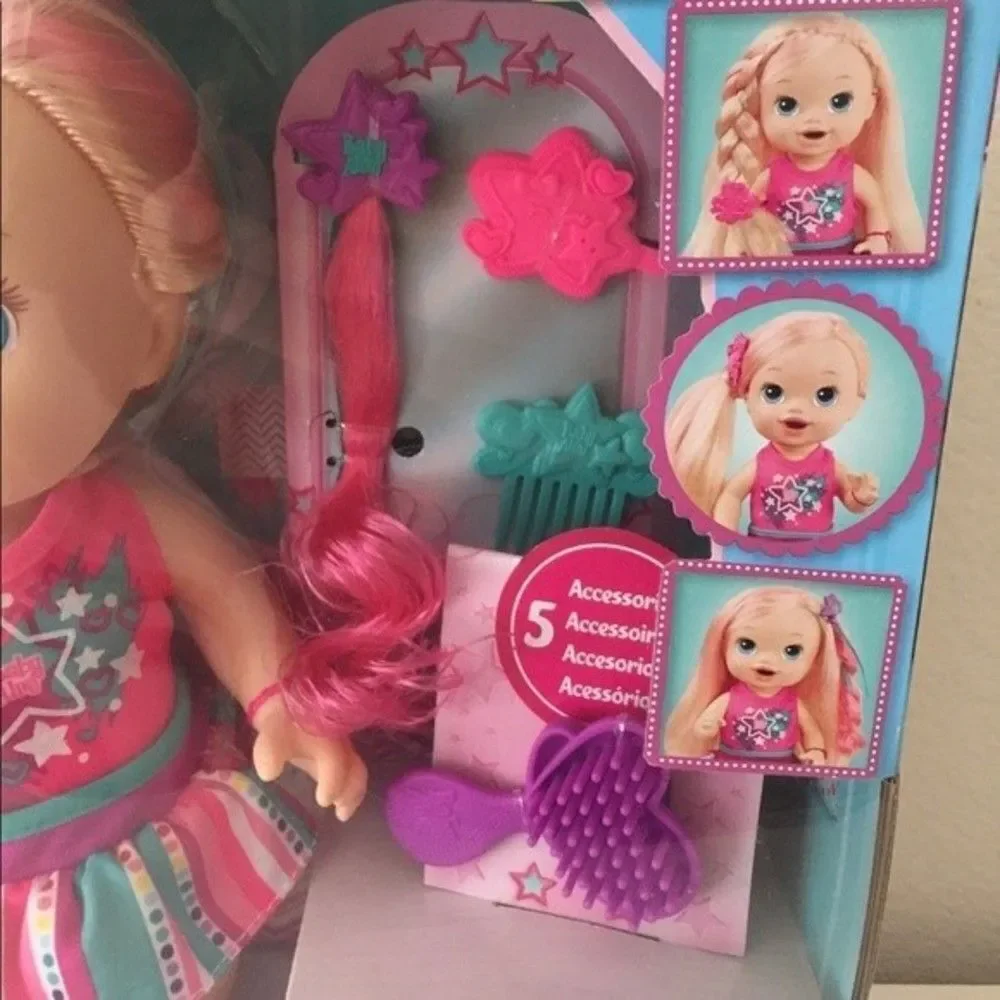 Baby Alive Hasbro Play n Style Christina Doll Blonde Hair with Accessories NEW